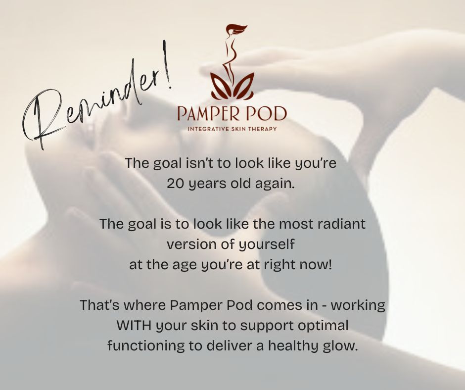 The goal isn’t to look like you’re 20 years old again. The goal is to look like the most radiant version of yourself and feel you very best at the age you’re at right niw! That’s